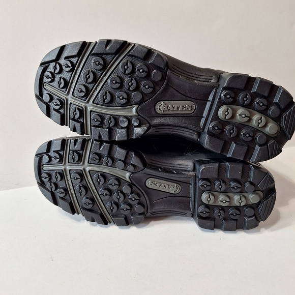 Bates Whimsigoth Black Leather Grunge Gorpcore 5" Tactical Lug Sole Sport Boot 9 - Picture 8 of 10